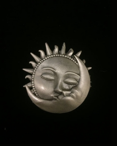 VA-美國70年代太陽親吻月亮 I胸針