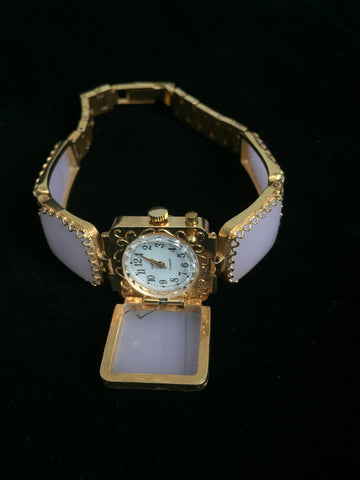VA-CHAIKA 蘇聯粉紅石手環機械手錶