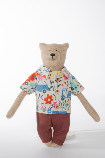 PK bears禮盒組 |Joe海灘小熊 23cm&廚師裝&兔子裝 I手工熊