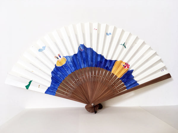 fan-海洋 I手繪插畫扇