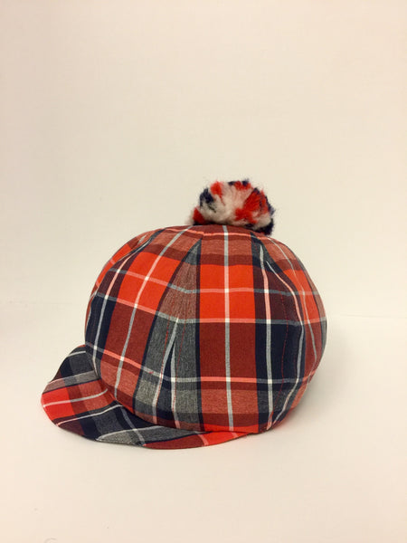 EA.hats-藍紅格紋報童帽（童帽）