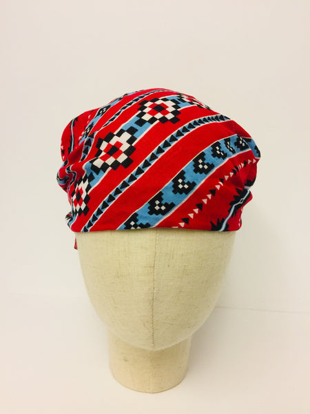 EA.hats-紅色潮街頭梯形頭巾