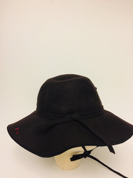 EA.hats-深咖啡仙人掌寬帽沿帽