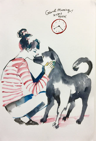 P-早安!NIN狗兒的一天(Life with you)I插畫