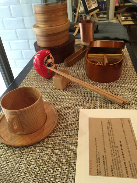 秋田杉茶杯組